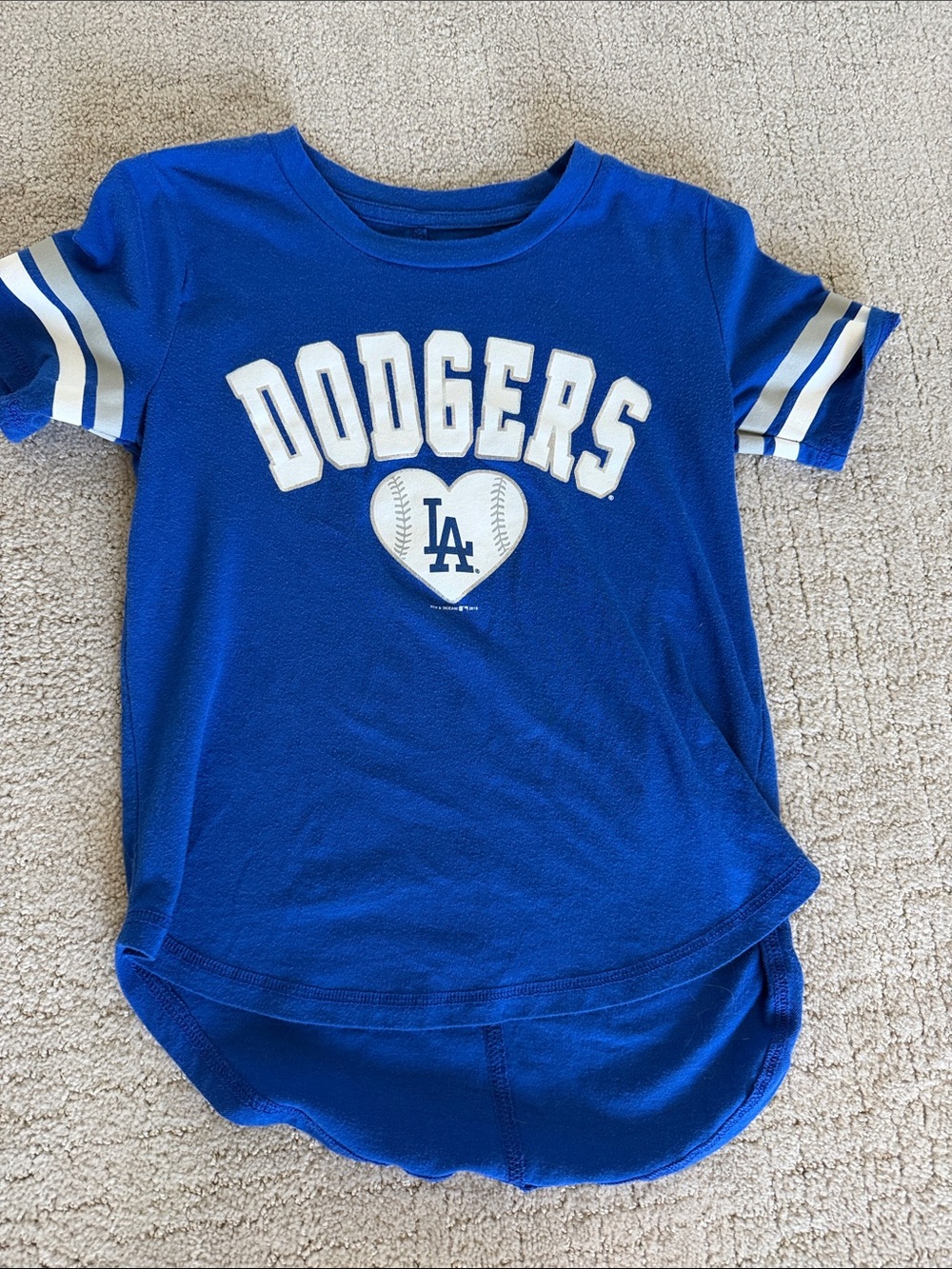 Girls’ Dodger Blue Tee- Genuine Merch.
